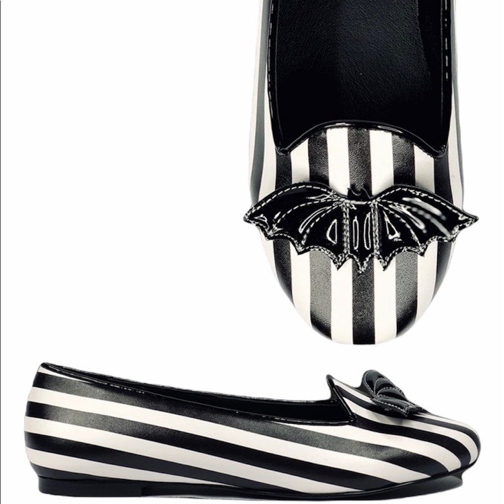 *NEW* Lydia Bat Striped Flat